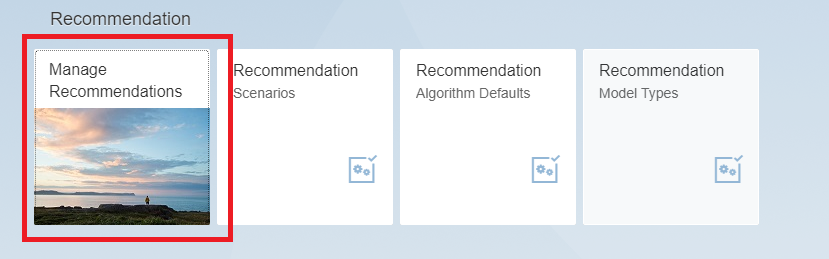 managing recommendations in hybris marketing