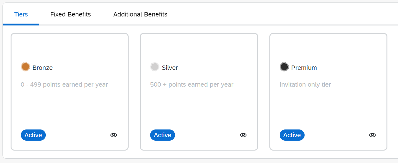 Emarsys Loyalty Add-on – Tiers
